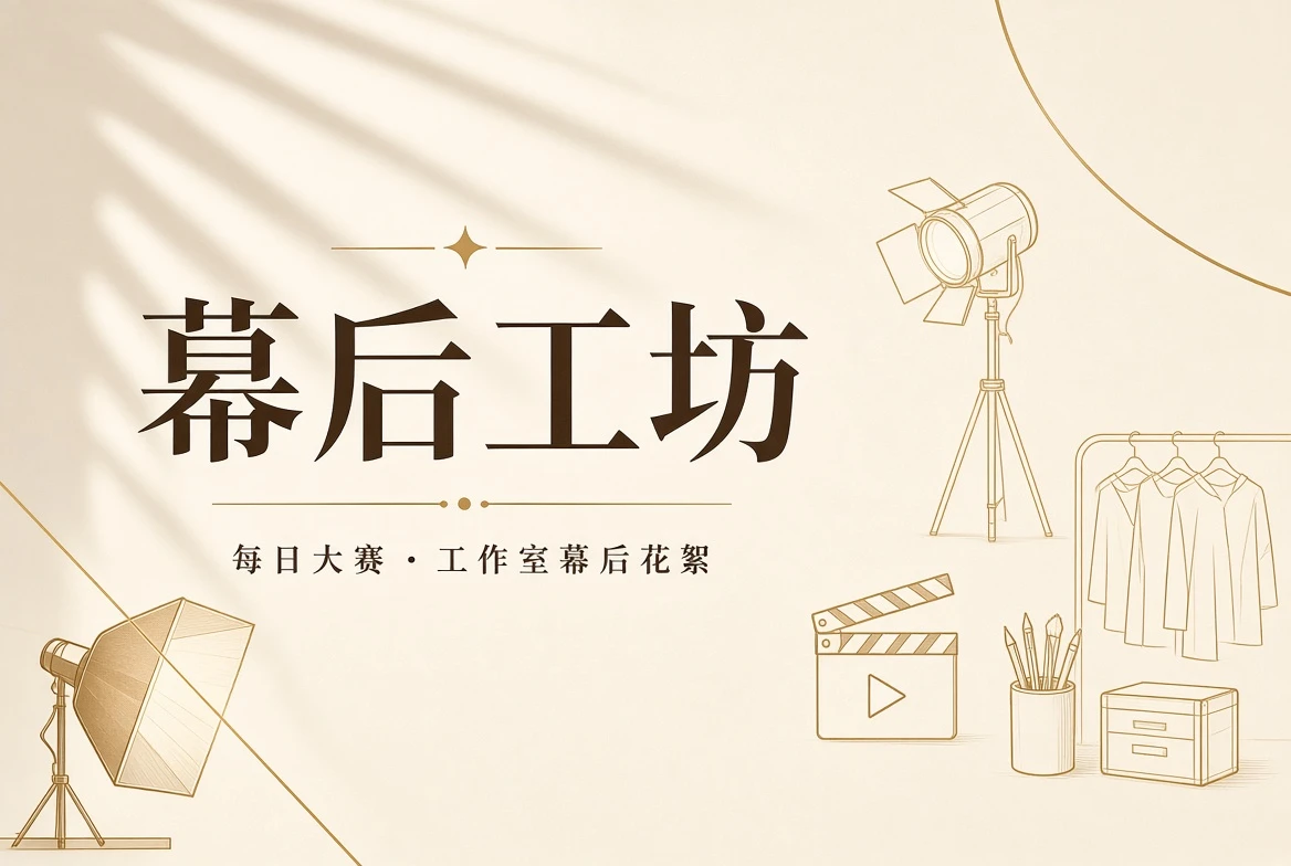 幕后工坊舞台主题画面